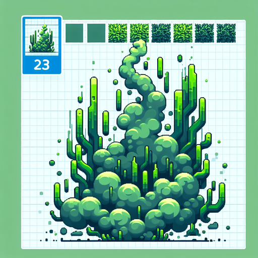 Water plant like smoke monster green Single Game Texture. In-Game asset. 2d. Blank background. High contrast. No shadows. Single Game Texture. In-Game asset. 2d. Blank background. High contrast. No shadows Single Game Texture. In-Game asset. 2d. Blank background. High contrast. No shadows.