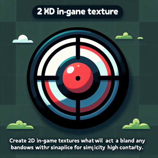 мишень.
Single Game Texture. In-Game asset. 2d. Blank background. High contrast. No shadows.