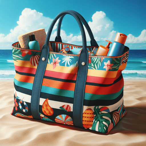 Sac de plage.
Image