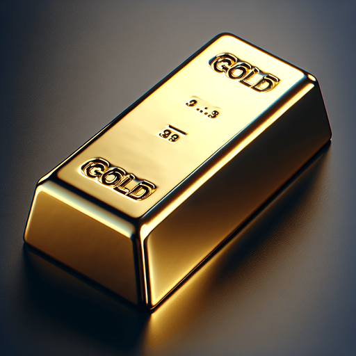 gold bar.
Single Game Texture. In-Game asset. 2d. Blank background. High contrast. No shadows.