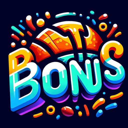 Create a cartoon-style illustration of the word ''Bonus''. The goal is to capture a lively and playful text. The letter "O" in Bonus should be a basketball.
Single Game Texture. In-Game asset. 2d. Blank background. High contrast. No shadows.