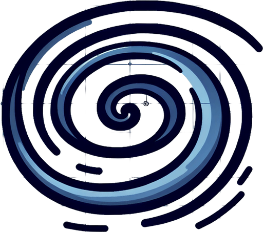 whirling spiral wind squiggles.
Single Game Texture. In-Game asset. 2d. Blank background. High contrast. No shadows.