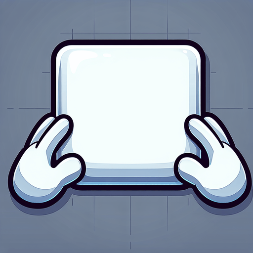 cartoon white rectangel.
Single Game Texture. In-Game asset. 2d. Blank background. High contrast. No shadows.