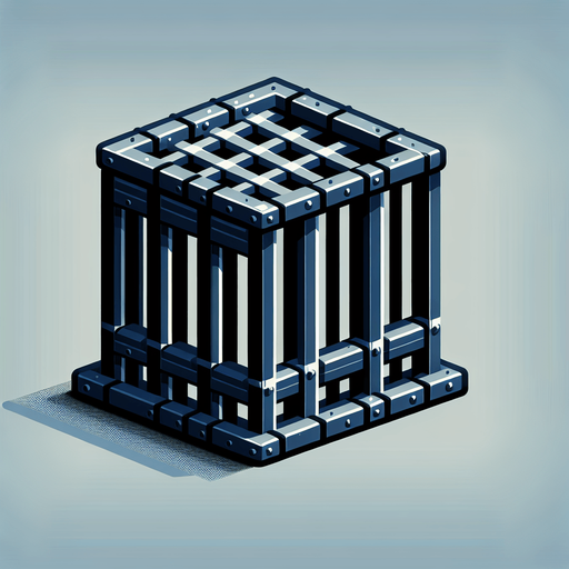 Prison cell bars.
Single Game Texture. In-Game asset. 2d. Blank background. High contrast. No shadows.