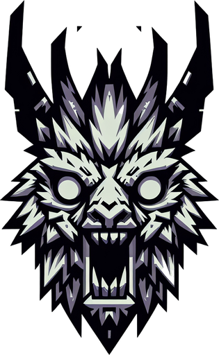 a demon llama.
Single Game Texture. In-Game asset. 2d. Blank background. High contrast. No shadows.