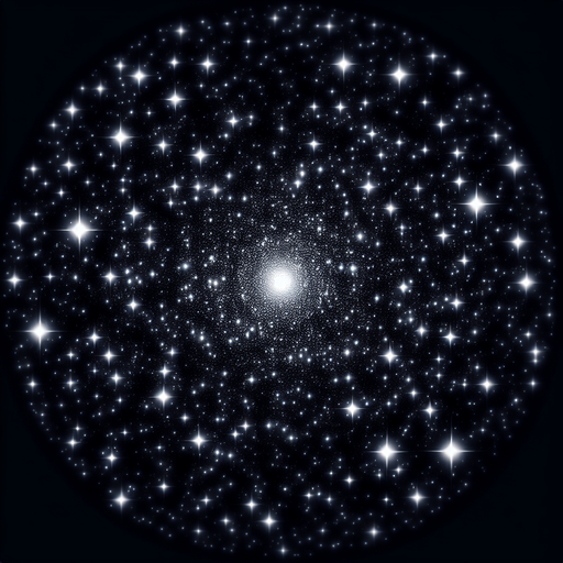 plain black background with stars. 2d repeating Texture.