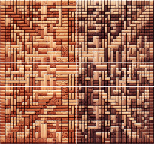 pixel art of a wooden board without borders.
top view