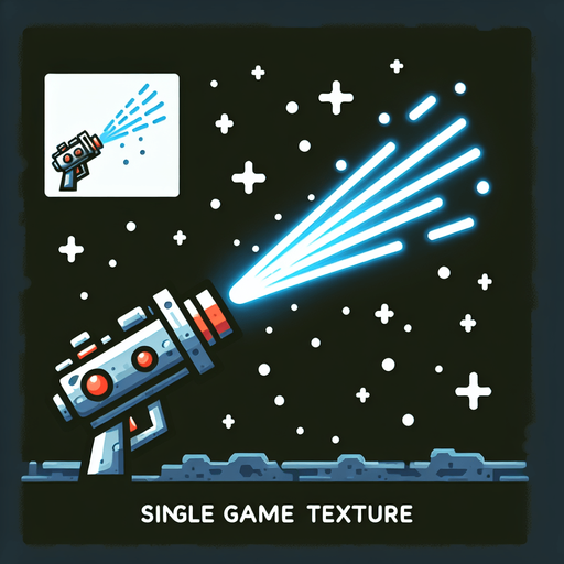 laser being fired upwards.
Single Game Texture. In-Game asset. 2d. Blank background. High contrast. No shadows.