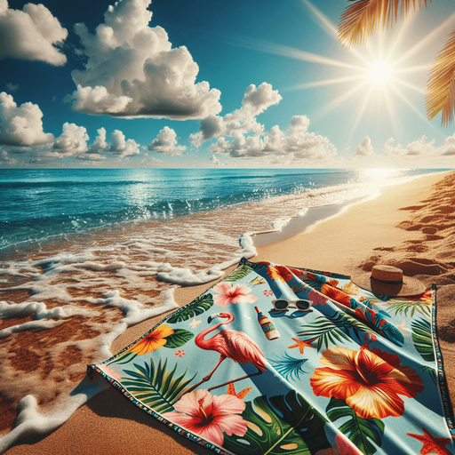 Serviette de plage.
Image