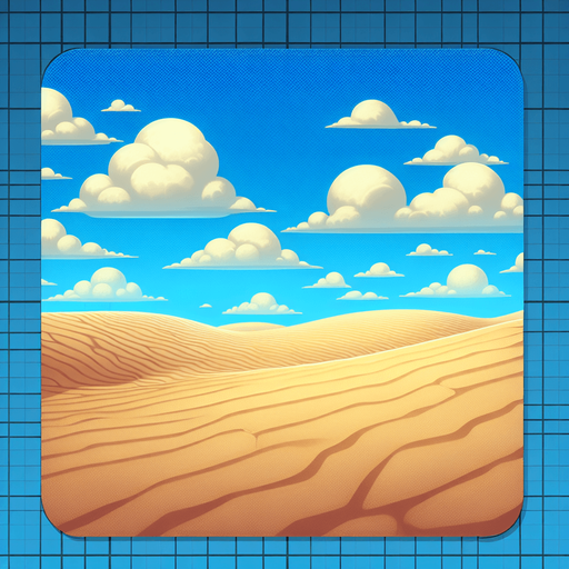 沙漠，大片级别的.
Single Game Texture. In-Game asset. 2d. Blank background. High contrast. No shadows.