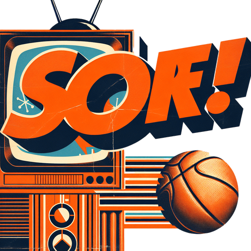 "Text announcing 'Score!'".
Basketball. Text only. Tv style ad.