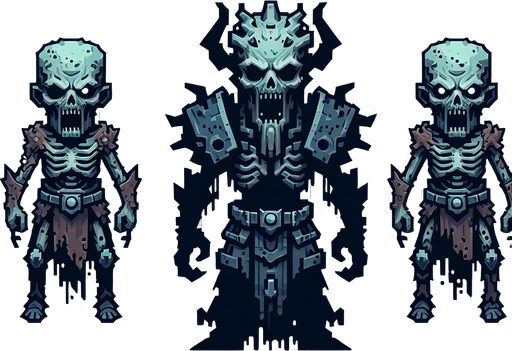 2d top down zombie boss.
Single Game Texture. In-Game asset. 2d. no background. High contrast. No shadows.