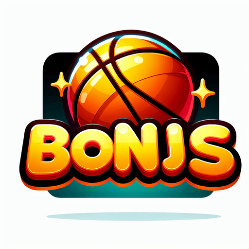 Create a cartoon-style illustration of the word ''Bonus''. The goal is to capture a lively and playful text. The letter "O" in Bonus should be a basketball.
Single Game Texture. In-Game asset. 2d. Blank background. High contrast. No shadows.