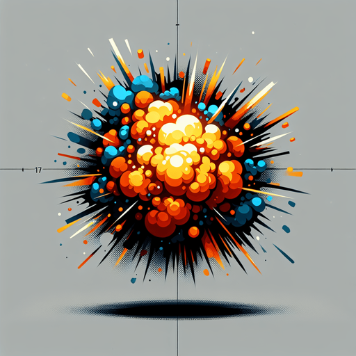 explosion in colour.
Single Game Texture. In-Game asset. 2d. Blank background. High contrast. No shadows.