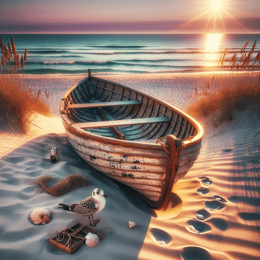 Bateau de plage.
Image