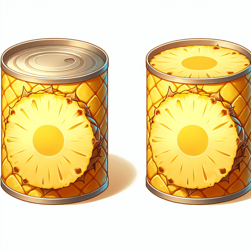 Delicious slice of (canned) pineapple with peel and center removed..
Single Game Texture. In-Game asset. 2d. Blank background. High contrast. No shadows.