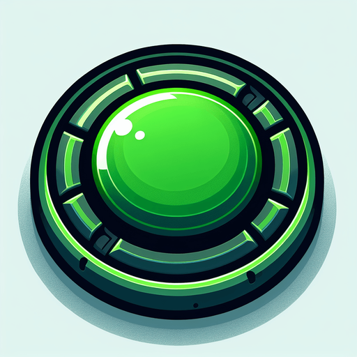 green circle button unreal engine 5 
Single Game Texture. In-Game asset. 2d. Blank background. High contrast. No shadows.