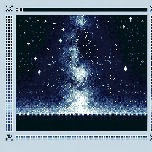 starry sky pixel art.
1920x1910 minimalistic