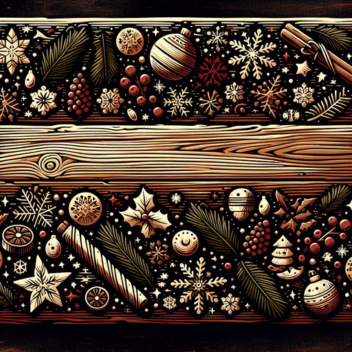 a christmas wooden board Background image. High contrast. No shadows.