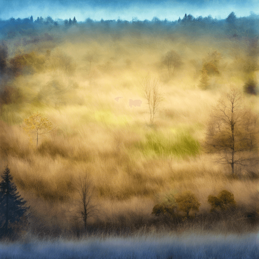 A variation with a few more trees along the outer edges of the meadow.