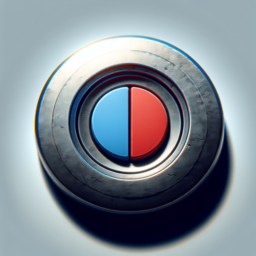 a button with a red button next to a blue button on it.
Single Game Texture. In-Game asset. 2d. Blank background. High contrast. No shadows.