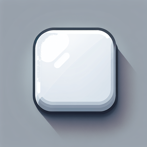 White square with tight round corners, flat shaded, hyper casual game. Single Game Texture. In-Game asset. 2d. Blank background. High contrast. No shadows.