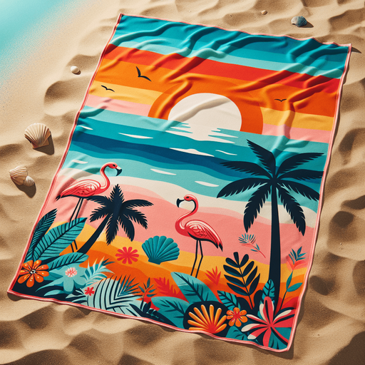 Serviette de plage.
Image