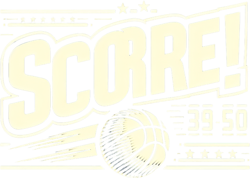 "Text announcing 'Score!'".
Basketball. Text only. Tv style ad.