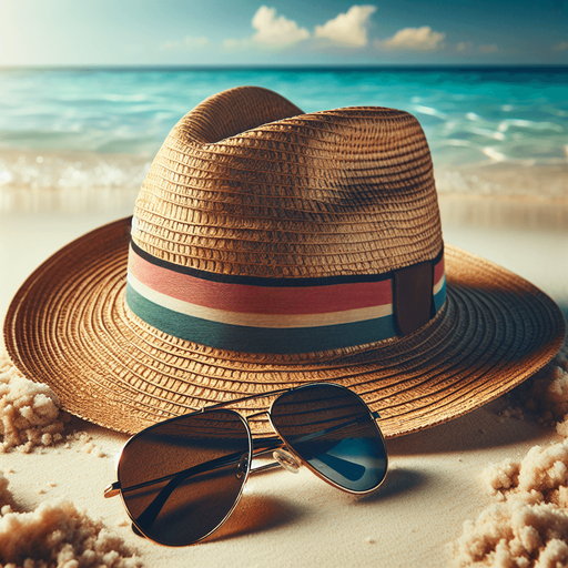 Un chapeau et lunette pour la plage.
Image