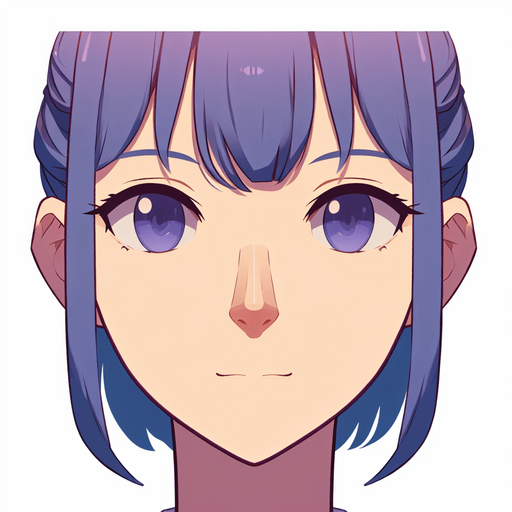 A beautiful and slim nose in a anime style.
Single Game Texture. In-Game asset. 2d. Blank background. High contrast. No shadows.