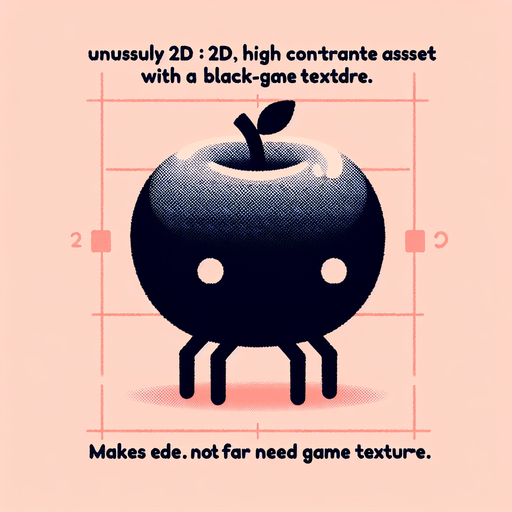 apple with legs.
Single Game Texture. In-Game asset. 2d. Blank background. High contrast. No shadows.