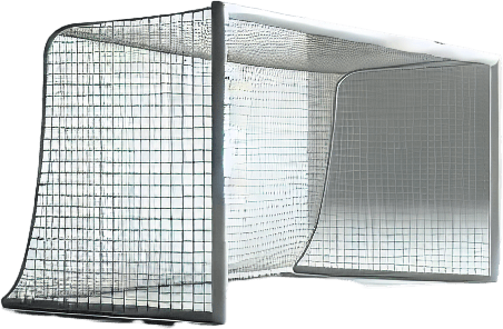 Cage de foot.
Single Game Texture. In-Game asset. 3D
 Blank background. High contrast. No shadows.