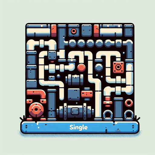 pipes.
Single Game Texture. In-Game asset. 2d. Blank background. High contrast. No shadows.