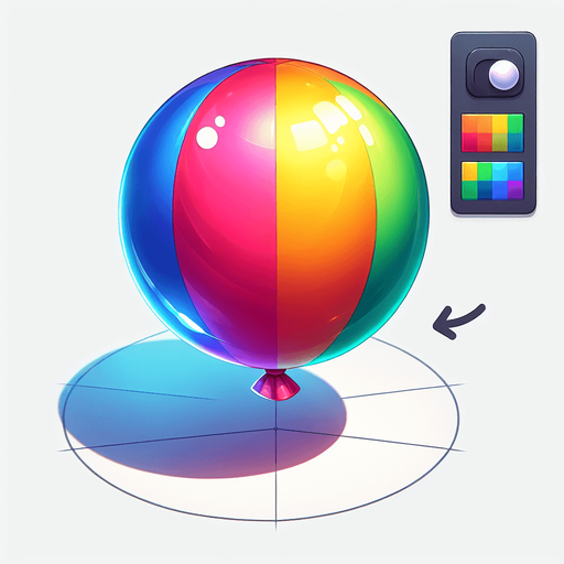 baloon.
Single Game Texture. In-Game asset. 2d. Blank background. High contrast. No shadows.