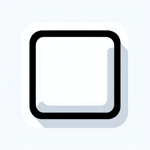 White square. Narrow round corners. Background element. Flat. Vector.
Single Game Texture. In-Game asset. 2d. Blank background. High contrast. No shadows.