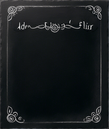 Text "ADEPT ELIXIR" handwritten in white chalk